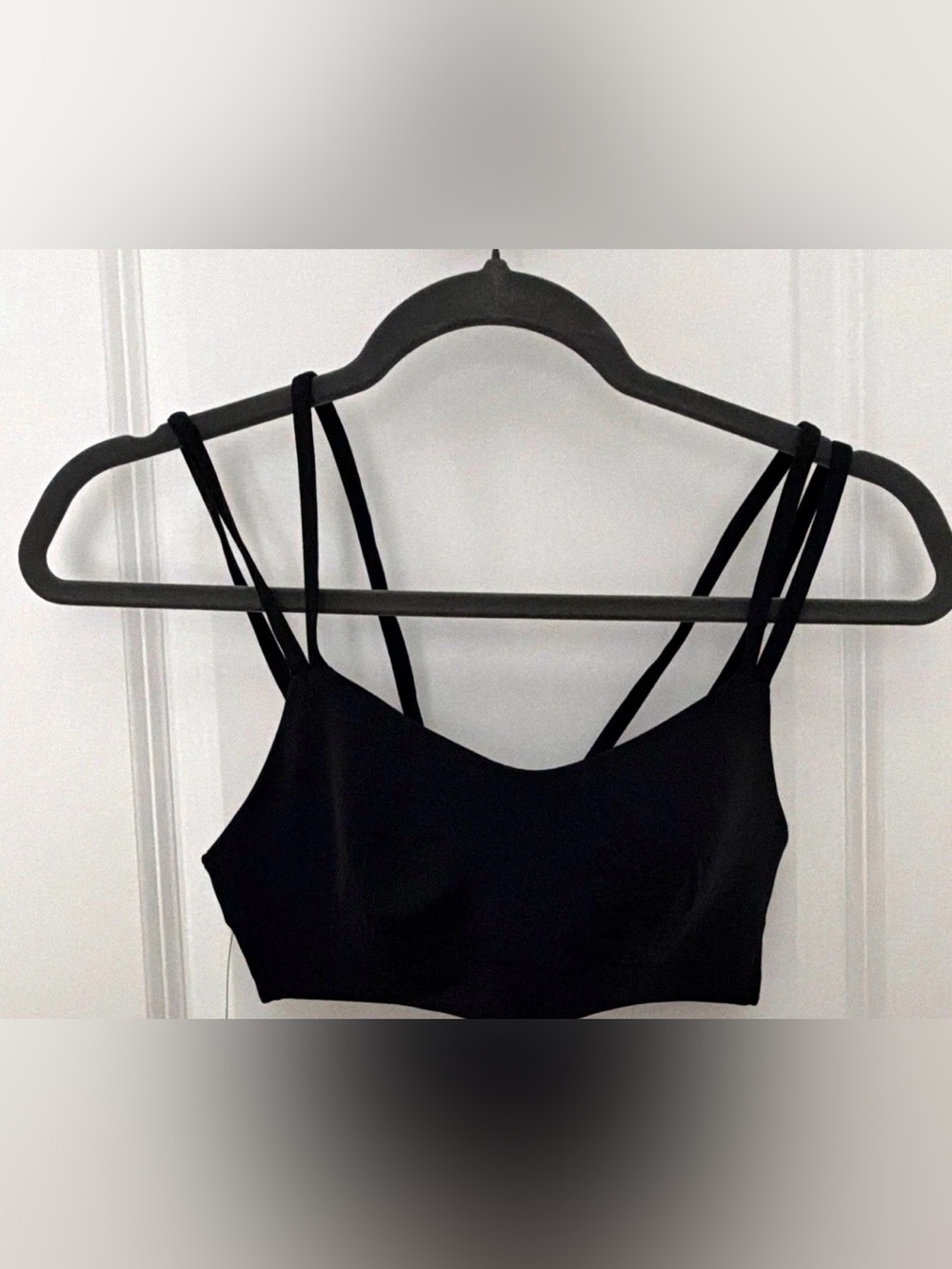 Lululemon x Peloton Like A Cloud Wireless Sports Bra Light Support Black Size 4